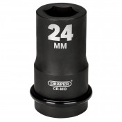 Draper Expert HI-TORQ® 6 Point Deep Impact Socket, 1 Sq. Dr., 24mm