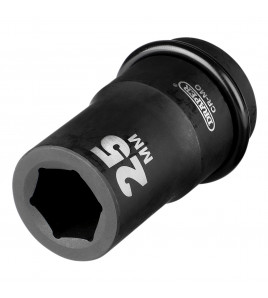 Draper HI-TORQ® 6 Point Deep Impact Socket, 1 Sq. Dr., 25mm