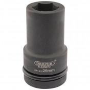 Draper Hi-TORQ® Deep Impact Socket, 1 Sq. Dr., 26mm