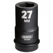 Draper Hi-TORQ® Deep Impact Socket, 1 Sq. Dr., 27mm