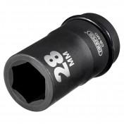 Draper HI-TORQ® 6 Point Deep Impact Socket, 1 Sq. Dr., 28mm