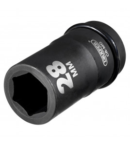 Draper HI-TORQ® 6 Point Deep Impact Socket, 1 Sq. Dr., 28mm
