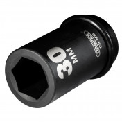 Draper Hi-TORQ® Deep Impact Socket, 1 Sq. Dr., 30mm