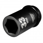 Draper Hi-TORQ® Deep Impact Socket, 1 Sq. Dr., 33mm