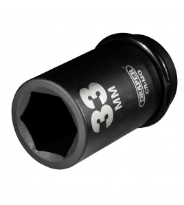 Draper Hi-TORQ® Deep Impact Socket, 1 Sq. Dr., 33mm