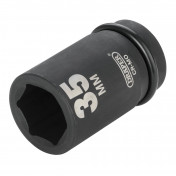 Draper HI-TORQ® 6 Point Deep Impact Socket, 1 Sq. Dr., 35mm