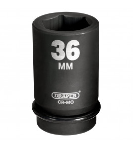 Draper HI-TORQ® 6 Point Deep Impact Socket, 1 Sq. Dr., 36mm