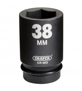 Draper Hi-TORQ® Deep Impact Socket, 1 Sq. Dr., 38mm