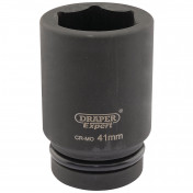 Draper Expert HI-TORQ® 6 Point Deep Impact Socket, 1 Sq. Dr., 41mm