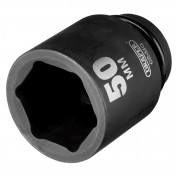 Draper Expert HI-TORQ® 6 Point Deep Impact Socket, 1 Sq. Dr., 50mm