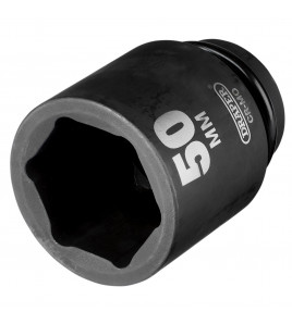 Draper HI-TORQ® 6 Point Deep Impact Socket, 1 Sq. Dr., 50mm
