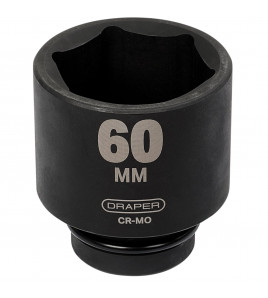 Draper HI-TORQ® 6 Point Deep Impact Socket, 1 Sq. Dr., 60mm