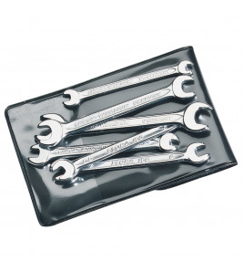 Midget Metric Open End Spanner Set (6 Piece)