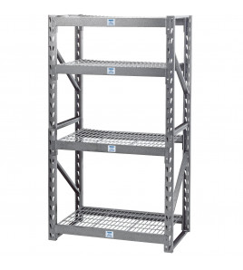 Draper Expert Heavy Duty Steel 4 Shelving Unit, 1040 x 610 x 1830mm