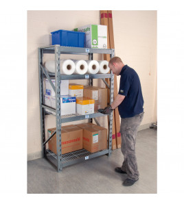 Draper Expert Heavy Duty Steel 4 Shelving Unit, 1040 x 610 x 1830mm