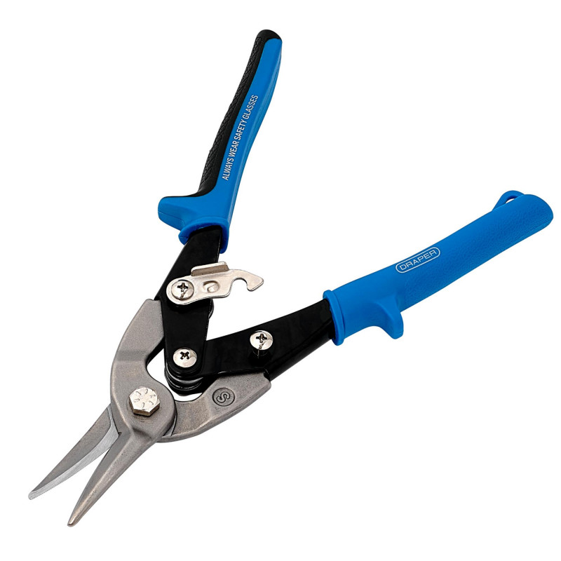 Soft Grip Compound Action Tin Snips/Aviation Shears, 250mm