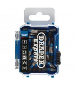 Draper Expert TX-STAR® Impact Screwdriver Bits, T25 x 25mm, 1/4 Hex (Pack of 25)