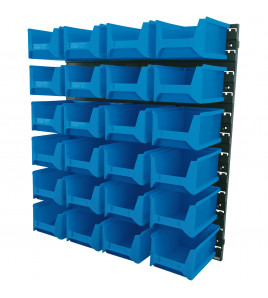 24 Bin Wall Storage Unit, Large Bins