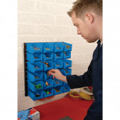 24 Bin Wall Storage Unit, Large Bins