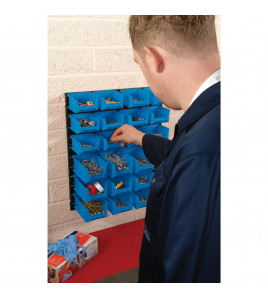 24 Bin Wall Storage Unit, Small/Medium Bins