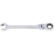 Metric Combination Spanner with Flexible Head and Double Ratcheting Features (16mm)