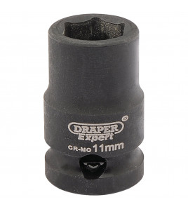 Draper HI-TORQ® 6 Point Impact Socket, 3/8 Sq. Dr., 11mm