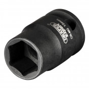 Draper Expert HI-TORQ® 6 Point Impact Socket, 3/8 Sq. Dr., 12mm