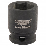 Draper Expert HI-TORQ® 6 Point Impact Socket, 3/8 Sq. Dr., 16mm