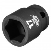 Draper HI-TORQ® 6 Point Impact Socket, 3/8 Sq. Dr., 17mm