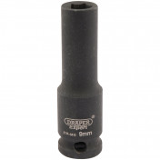 Draper Expert HI-TORQ® 6 Point Deep Impact Socket, 3/8 Sq. Dr., 9mm