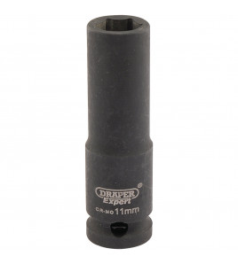 Draper HI-TORQ® 6 Point Deep Impact Socket, 3/8 Sq. Dr., 11mm