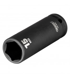 Draper HI-TORQ® 6 Point Deep Impact Socket, 3/8 Sq. Dr., 15mm