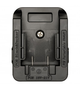 Draper Expert 24W AC/DC Hybrid Work Light Power Tool Battery Adaptor Compatible with BLACK+DECKER®, PORTER-CABLE® and STANLEY® for Stock No. 04673
