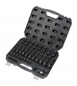 Draper Hi-TORQ® Impact Socket Set, 1/2 Sq. Dr. (40 Piece)