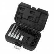 Brake Caliper Socket and Bit Set (17 Piece)