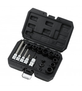 Brake Caliper Socket and Bit Set (17 Piece)