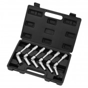 Extra Long Glow Plug Socket Set, 3/8 Sq. Dr., 35mm (6 Piece)