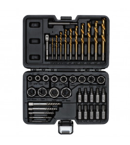 Bolt Nut Stud Screw Extractor Set (40 Piece)