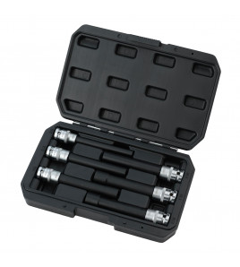 Extra Long E-Type Sockets, 1/2 Sq. Dr. (6 Piece)