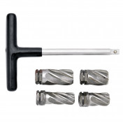 ABS Sensor Reamer Set, 1/4 Sq. Dr. (5 Piece)