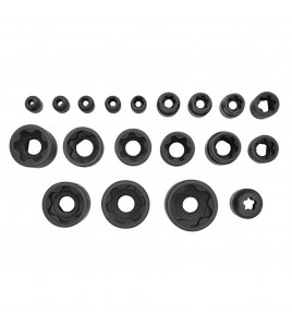 External Torx Plus Socket Set, 1/4, 3/8, 1/2 Sq. Dr. (19 Piece)