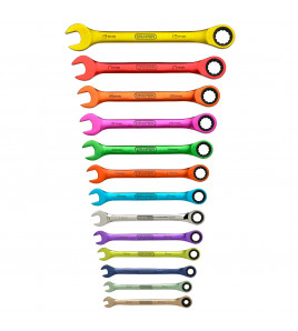 Draper HI-TORQ® Metric Ratchet Combination Spanner Set (13 Piece)