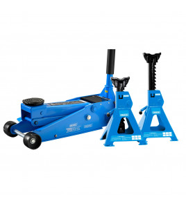 Trolley Jack and Axle Stand Kit (3 Tonne)