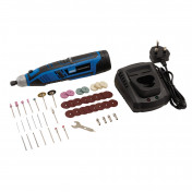 Draper Storm Force® 10.8V Power Interchange Rotary Multi-Tool Kit, 1 x 1.5Ah Battery, 1 x Fast Charger (50 Piece)