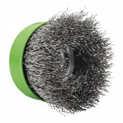 Stainless-Steel Crimped Wire Cup Brush, 65mm, M14