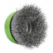 Stainless-Steel Crimped Wire Cup Brush, 75mm, M14