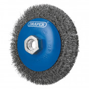 Steel Bevelled Crimped Wire Wheel Brush, 115mm, M14