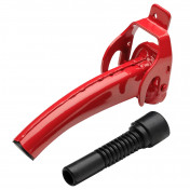 Red Steel Spout for 10/20L Fuel Cans