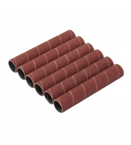Aluminium Oxide Sanding Sleeves, 19 x 115mm, 80 Grit (Pack of 6)