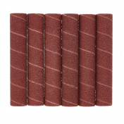 Aluminium Oxide Sanding Sleeves, 19 x 115mm, 80 Grit (Pack of 6)